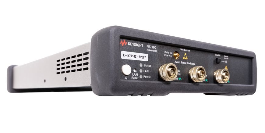 Keysight stellt optischen Referenz-Transmitter zur Validierung von Daten&uuml;bertragungen der n&auml;chsten Generation vor